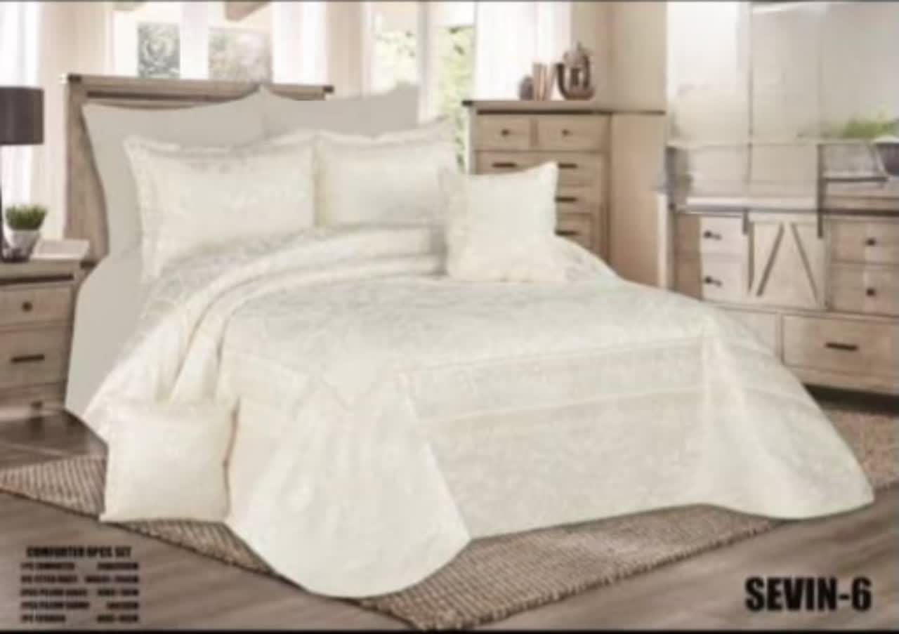 تصویر 3 از روتختی مخمل پنلی ۸ تکه