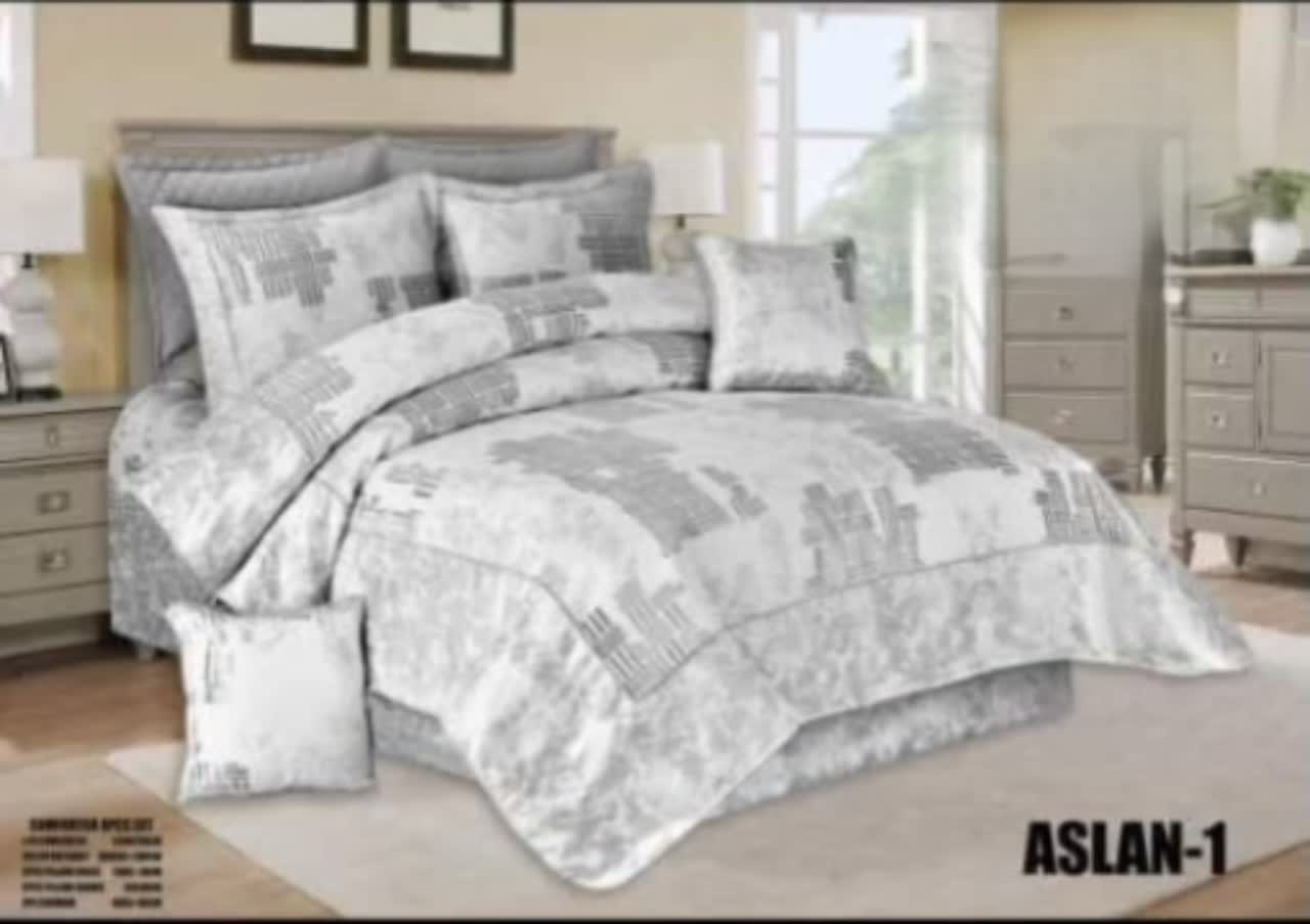 تصویر 1 از روتختی مخمل پنلی ۸ تکه