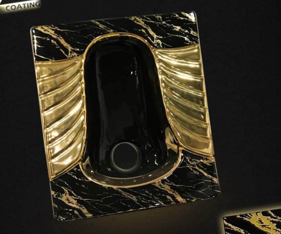 تصویر 1 از دکوراسیون متفاوت با سنگ توالت