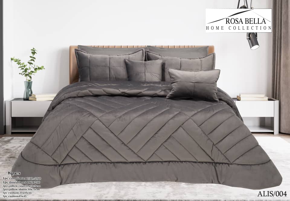 تصویر 3 از روتختی مخمل شاین مدل عالیس Alis فروش عمده