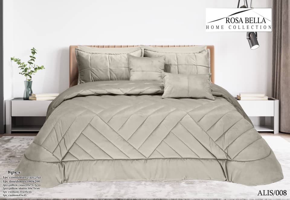 تصویر 1 از روتختی مخمل شاین مدل عالیس Alis فروش عمده