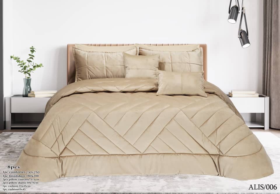 تصویر 2 از روتختی مخمل شاین مدل عالیس Alis فروش عمده