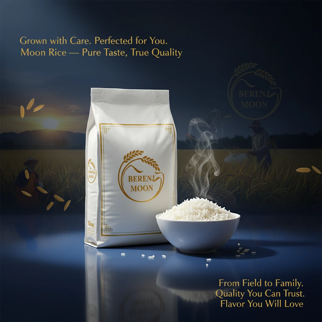 خرید برنج ایرانی باکیفیت برای مصرف خانگی – برند موون (Moon Rice)