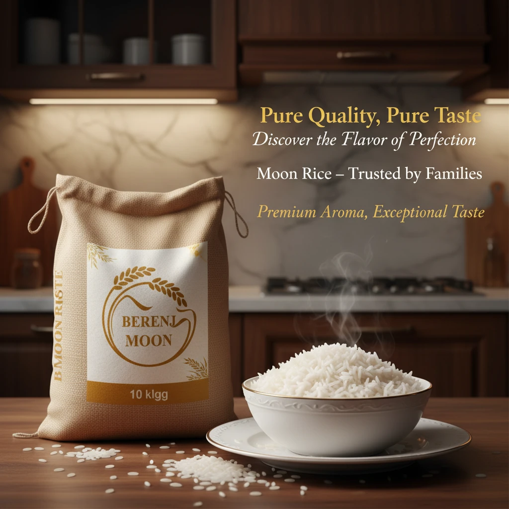 همکاری با فروشگاه‌های آنلاین برای فروش برنج ایرانی – برند موون (Moon Rice)
