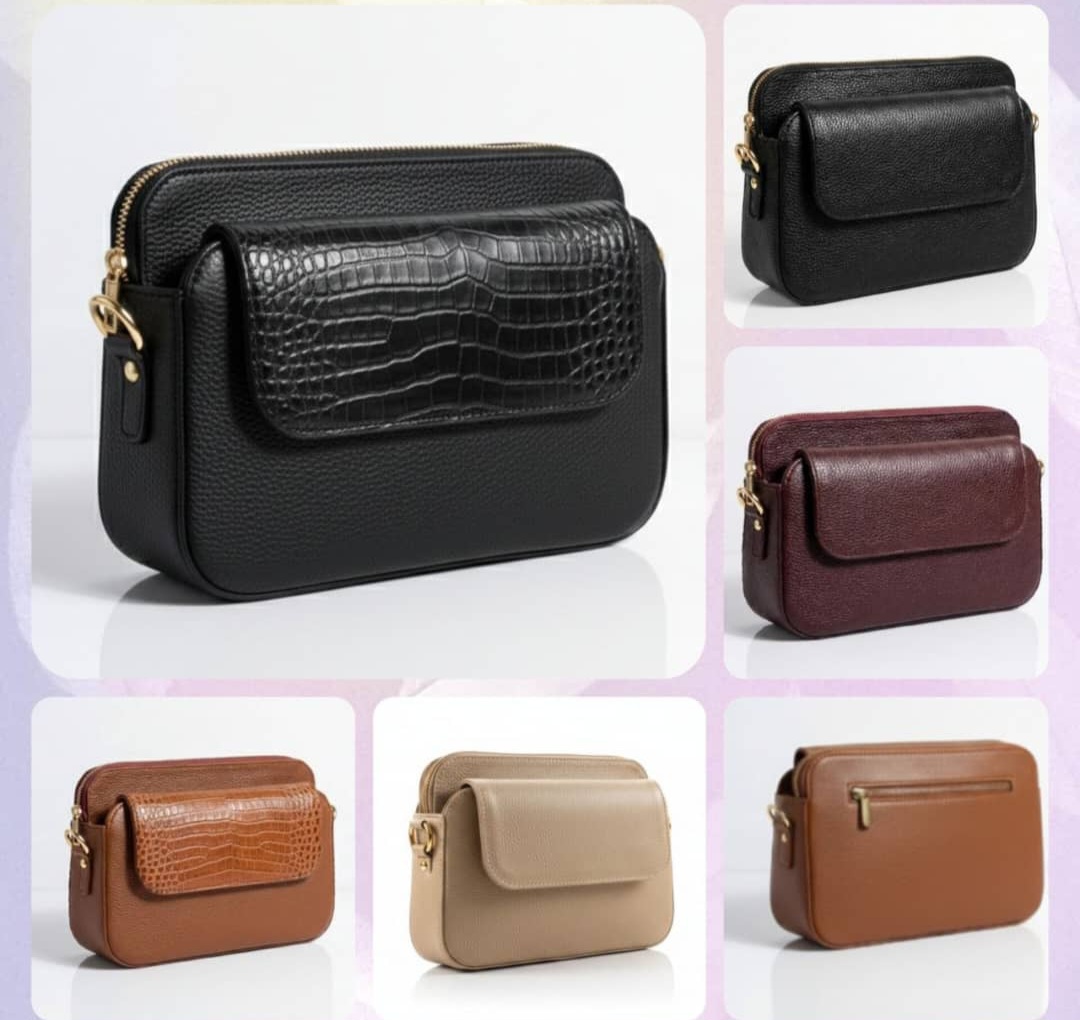 کیف دوشی زنانه چرم طبیعی با کیفیت عالی