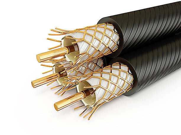 کابل کواکسیال اسپیکر سبک وزن با مغزی انعطاف‌ پذیر