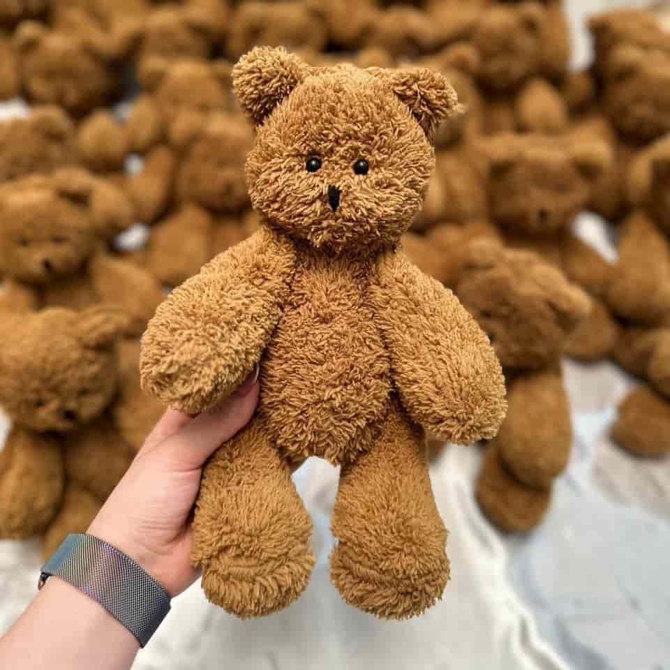 عروسک تدی با جزئیات دقیق و واقعی