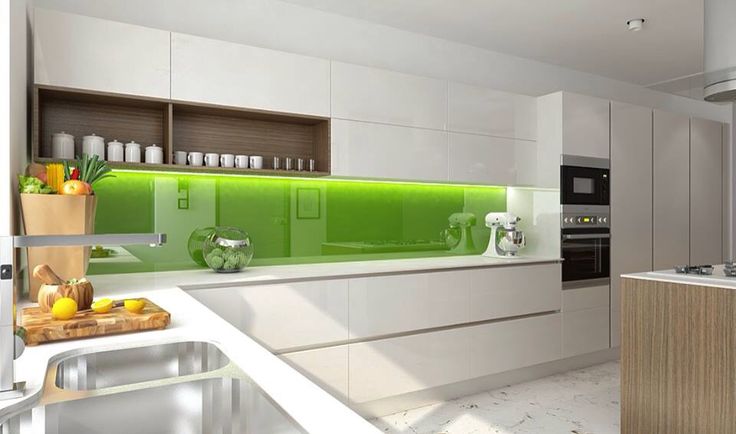 تصویر 2 از سرامیک آشپزخانه سبز مناسب فضا های کوچک و کم نور