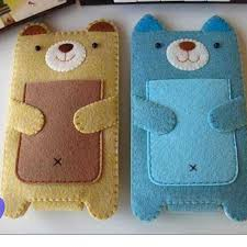 تصویر 2 از کیف موبایل نمدی زنانه با طراحی شیک و سبک قابل حمل