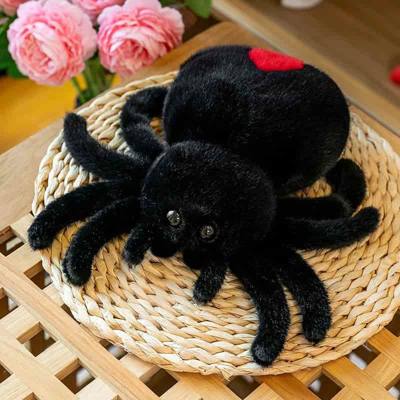 تصویر 2 از عروسک عنکبوت تار افشان نرم با پا های انعطاف‌ پذیر