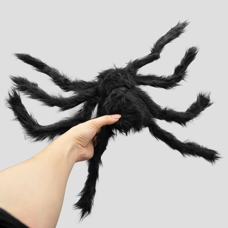 تصویر 3 از عروسک عنکبوت تار افشان نرم با پا های انعطاف‌ پذیر