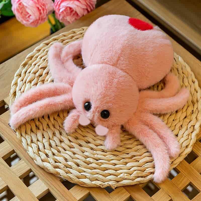 تصویر 4 از عروسک عنکبوت تار افشان نرم با پا های انعطاف‌ پذیر