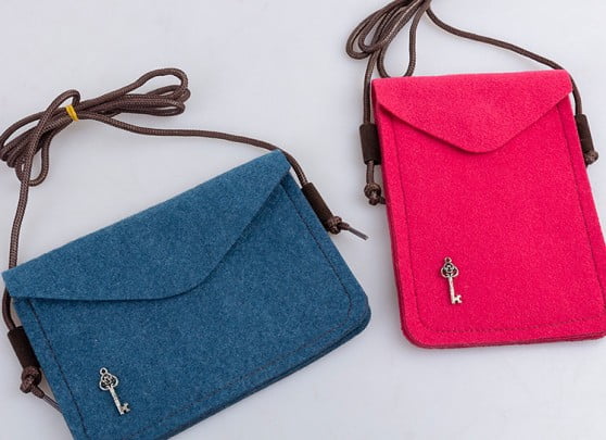 تصویر 3 از کیف نمدی کوچک ساده مناسب هدیه و استفاده شخصی