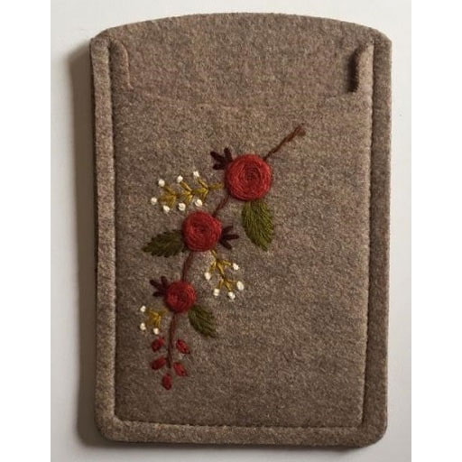 تصویر 1 از کیف گوشی نمدی زنانه با طراحی شیک و دسترسی آسان به موبایل