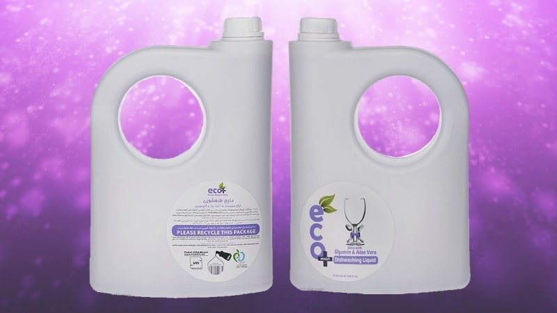 تصویر 2 از مایع ظرفشویی اکو 4 لیتری مناسب استفاده طولانی و صرفه‌ جویی در مصرف