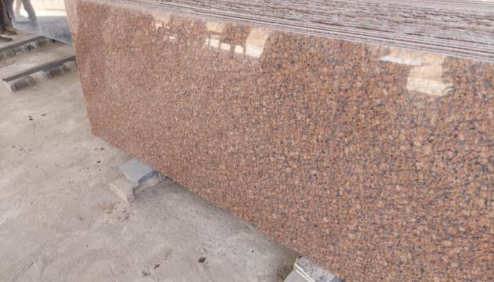 تصویر 3 از سنگ گرانیت هلویی چین طراحی چشم‌ نواز برای فضا های بزرگ