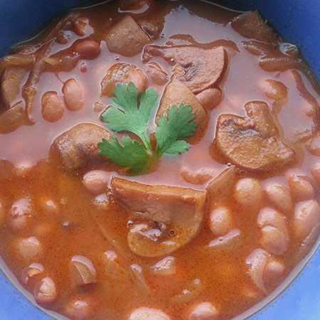 تصویر 1 از کنسرو لوبیا قارچ تازه حاوی پروتئین