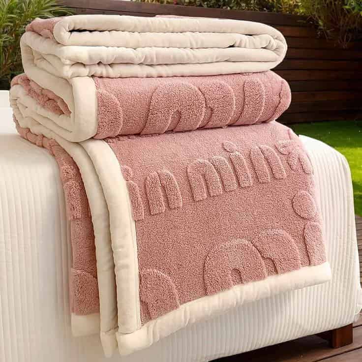 پتو ببعی گیس بافت الیاف فشرده و حس نرم