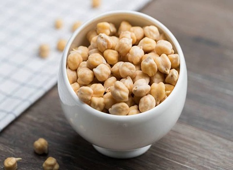 کنسرو نخود سفید گیاهی با قوطی فلزی