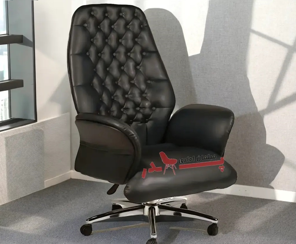 صندلی اداری یاسوج بدنه چند ضلعی با سطح نشیمن منحنی