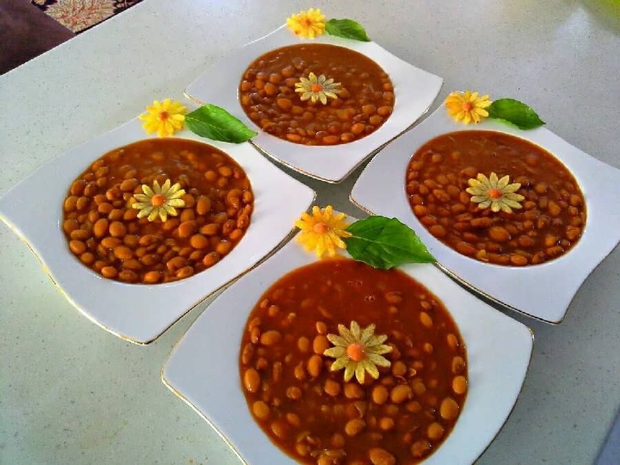 تصویر 4 از کنسرو لوبیا چیتی با قارچ مناسب غذا های ترکیبی