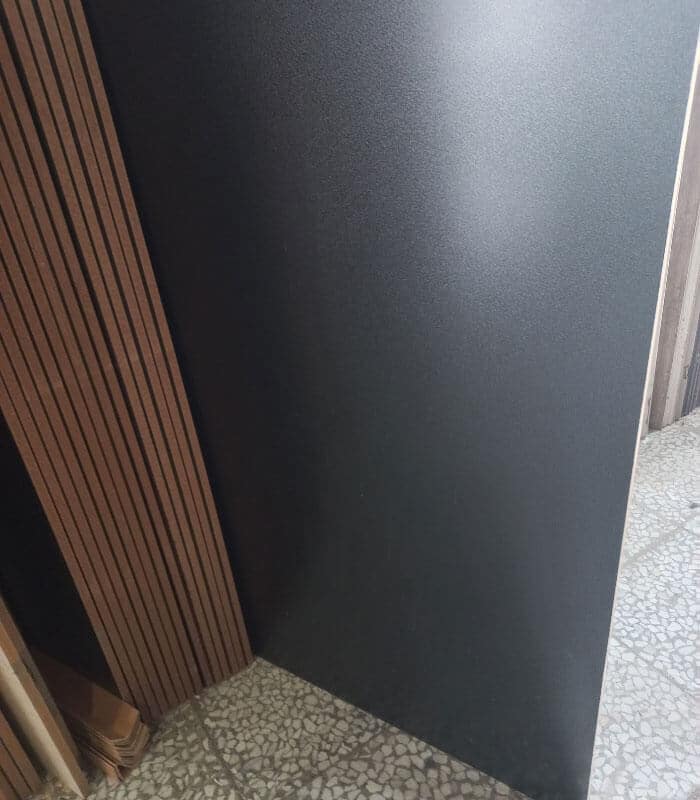 ام دی اف هایگلاس مشکی مناسب کابینت آشپزخانه تیره مدرن