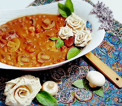 تصویر 4 از کنسرو لوبیا قارچ تند مناسب سالاد و خوراک