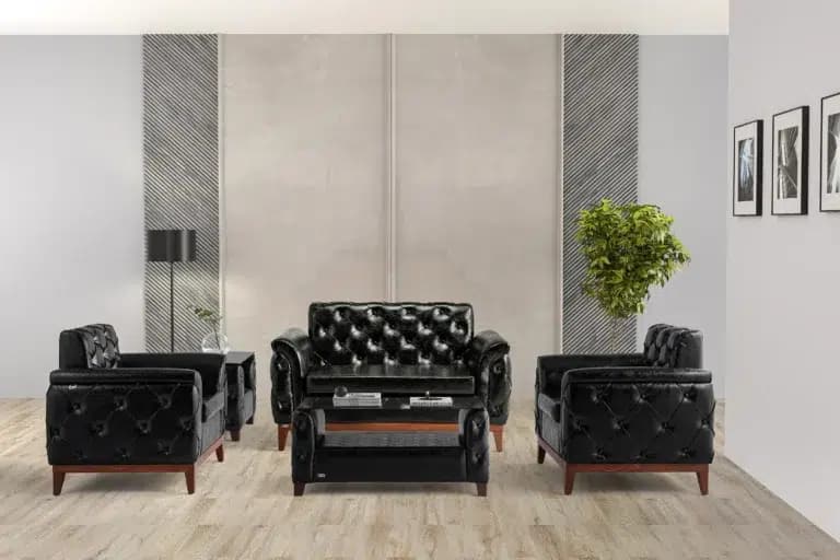 مبلمان اداری ژاویزی تولید شده با متریال مقاوم و بادوام