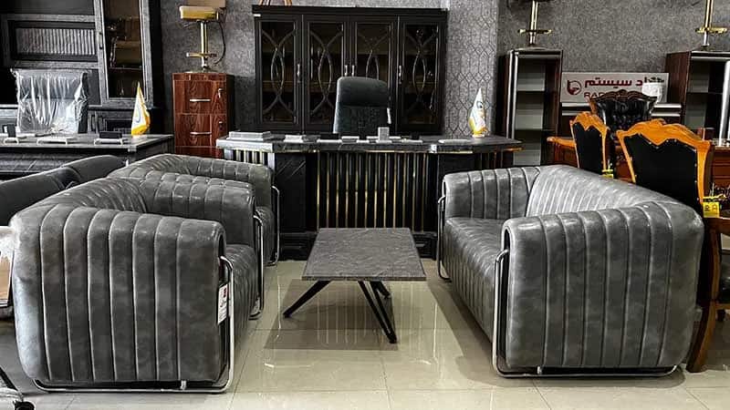 تصویر 4 از مبلمان اداری 6 نفره چیدمان اختصاصی برای جلسات گروهی