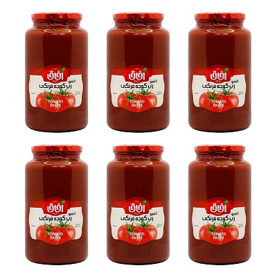 رب گوجه فرنگی آفاق با بسته‌ بندی بهداشتی و کاربردی