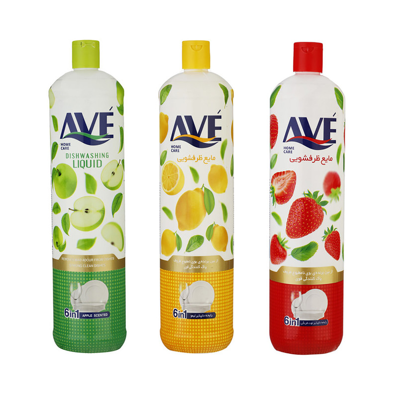تصویر 3 از مایع ظرفشویی سیب اوه ویژه مصرف خانوادگی