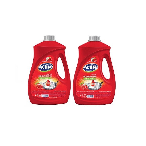 مایع ظرفشویی قرمز اکتیو لکه بر بدون ایجاد خشکی دست