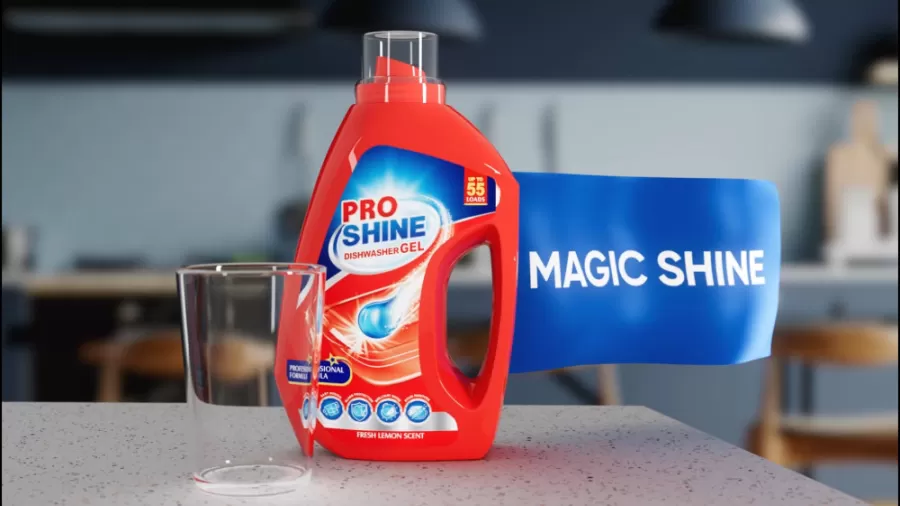 مایع ظرفشویی پروشاین مناسب شستشوی بی‌ بو