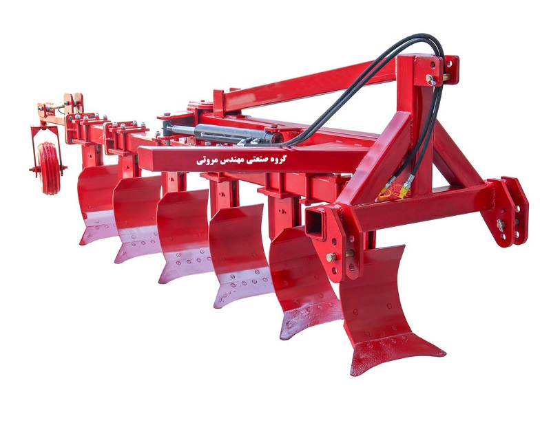 تصویر 1 از گاوآهن محمدزاده طراحی شده برای افزایش کارایی خاک‌ ورزی