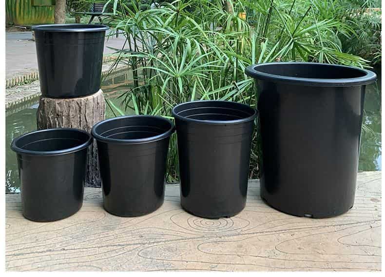 تصویر 4 از گلدان پلاستیکی طلایی انتخابی خاص برای چیدمان هنری