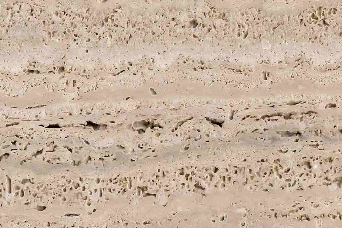 سنگ تراورتن سوراخ دار کاربردی برای پوشش سنگی