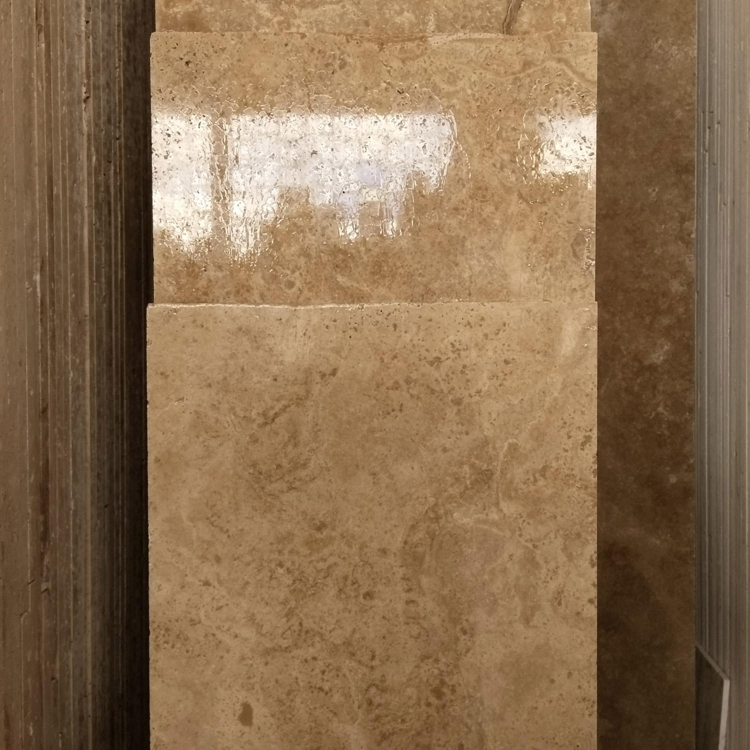 سنگ تراورتن پلاک شکلاتی مناسب پوشش داخلی