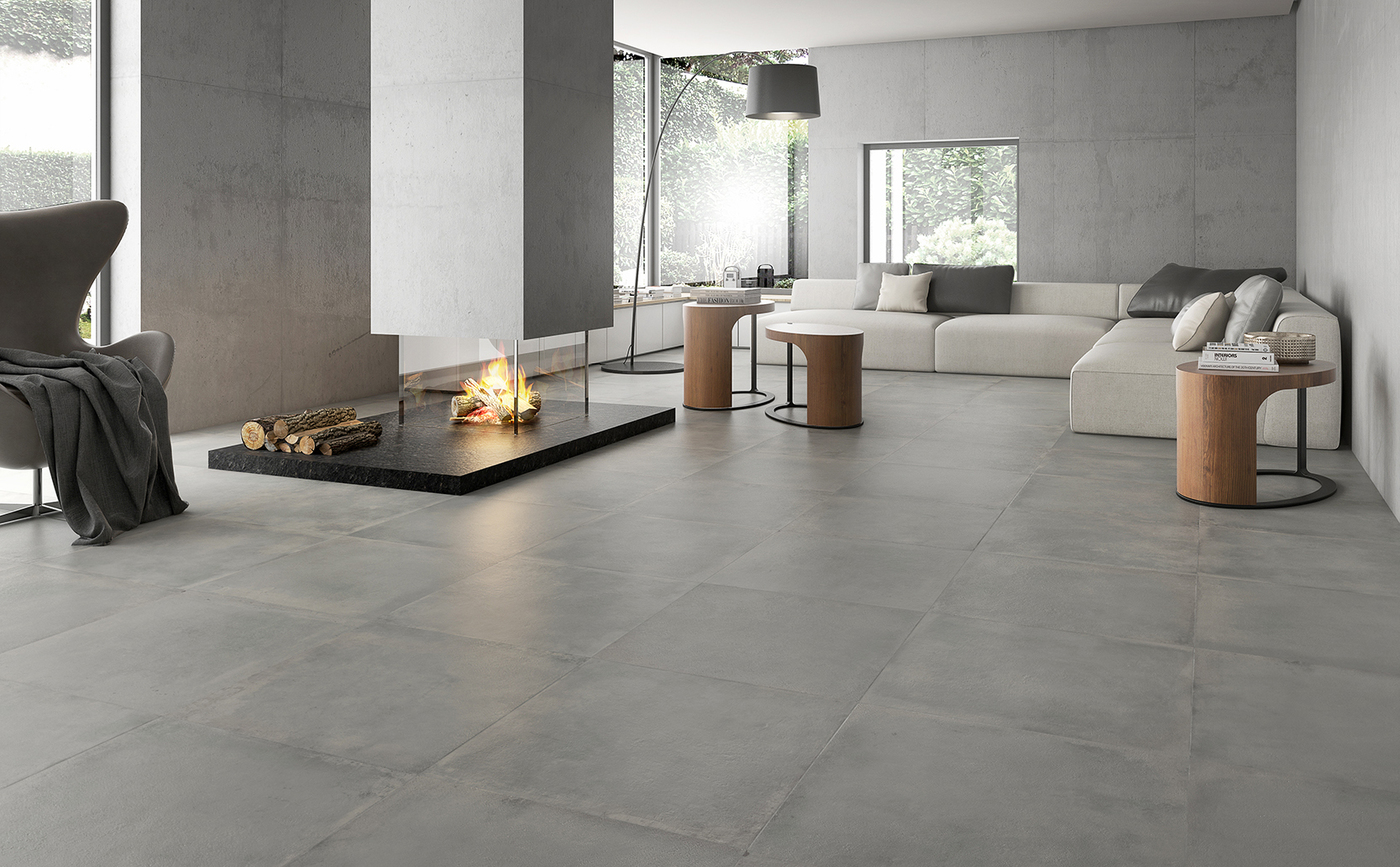 تصویر 4 از سرامیک پرسلان طوسی روشن جلوه خاص و هماهنگ با دکوراسیون