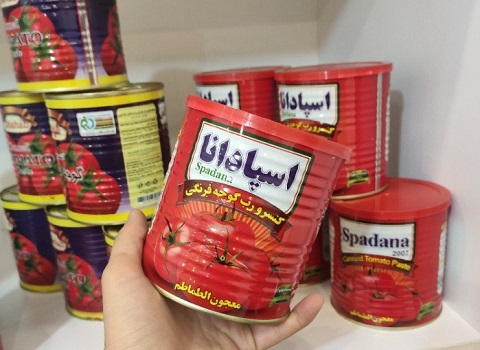 تصویر 1 از رب گوجه‌ فرنگی اسپادانا خوشرنگ تهیه‌ شده از گوجه تازه