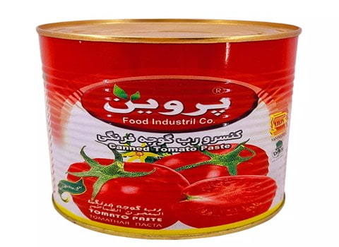 رب گوجه‌ فرنگی پروین طبیعی با عطر و طعم واقعی گوجه