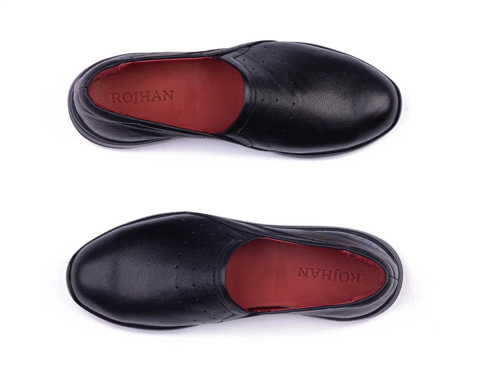 تصویر 4 از کفش چرم طبی زنانه مدل حمایتی با زیره منعطف و دوخت استاندارد