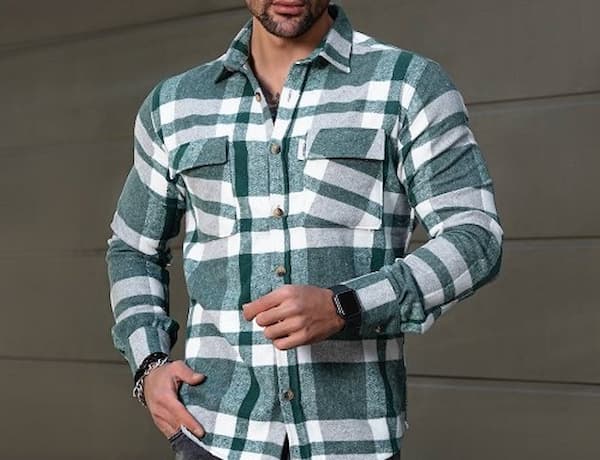 تصویر 1 از پیراهن مردانه پاییزه با کیفیت بالا و دوام طولانی