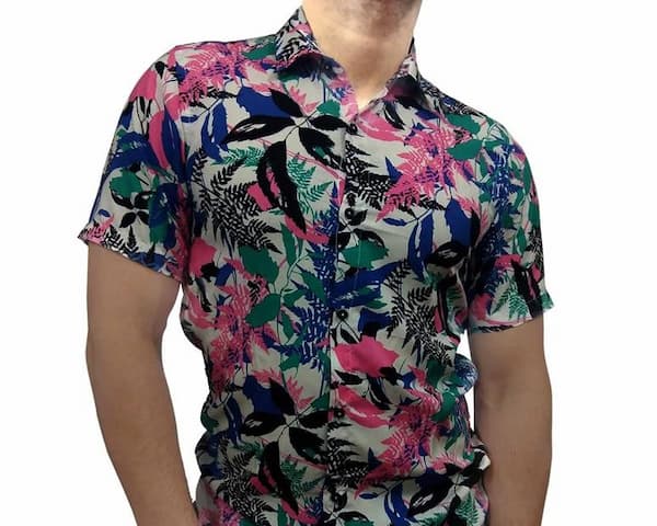 تصویر 3 از پیراهن مردانه گل دار با طراحی خاص و دوخت حرفه ای