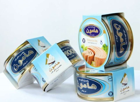 کنسرو تن ماهی هامون با روغن تصفیه‌ شده