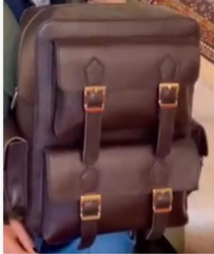 تصویر 1 از کیف کوله چرم دستدوز در فروش عمده