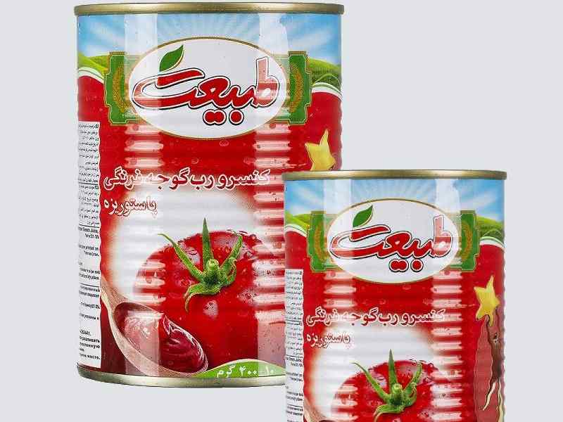 رب گوجه‌ فرنگی طبیعت مناسب انواع خورش و خوراک