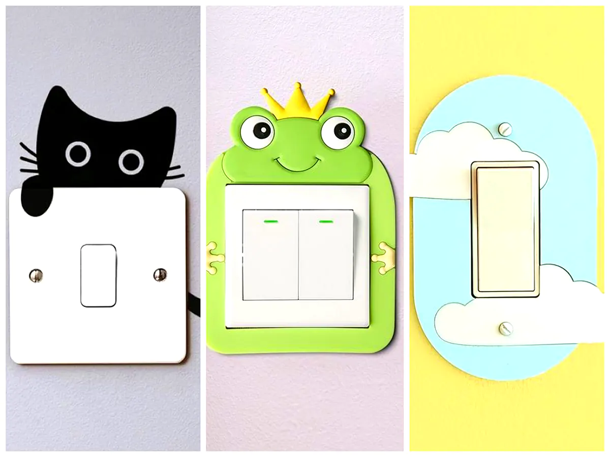 انواع کلید و پریز فانتزی با طراحی جذاب