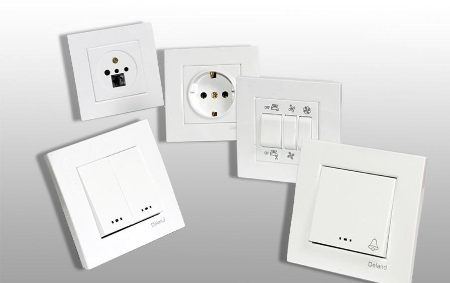 جدیدترین مدل کلید و پریز دلند با تضمین کیفیت