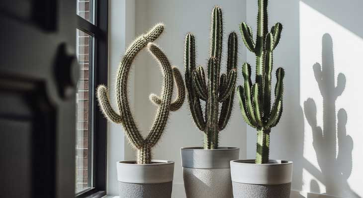 تصویر 3 از کاکتوس قد بلند در گلدان‌ های شیک و منحصر به فرد