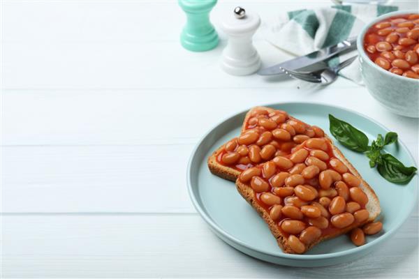 کنسرو لوبیا خارجی بدون نمک افزوده